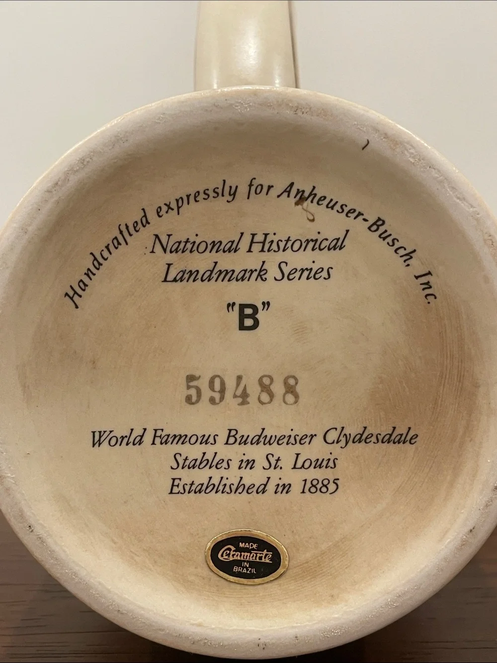 Vintage 1987 Anheuser-Busch “Clydesdale Stables” Series B